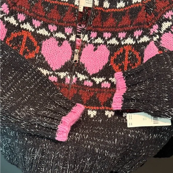 NWT Pilcro by Anthropologie Zip Cardigan